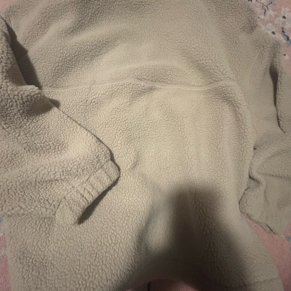 O'Neill Beige Zip-Up Fleece - Picture 4 of 8